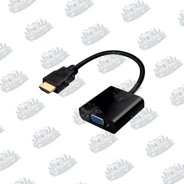 Adaptador HDMI-VGA / Adaptador para Pantallas VGA-HDMI / Para Máquina -  casasanomx